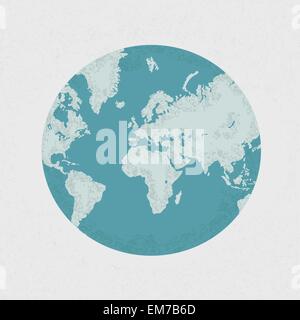 Earth map , eps10 vector format Stock Vector