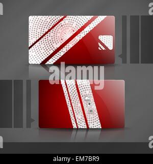 Business Card Template. Stock Vector