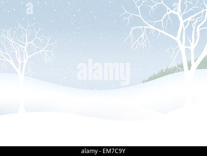 Winter Landscape Background Stock Vector Image & Art - Alamy