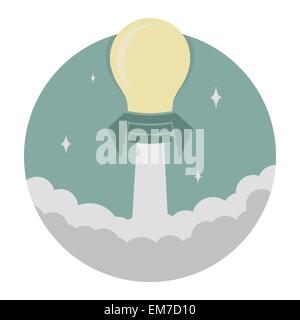 Power of thinking and success Stock Vector