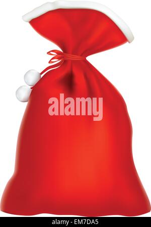 Santa Claus with bag of toys Stock Vector Image & Art - Alamy