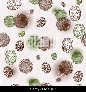 Seamless spotty grungy pattern Stock Vector