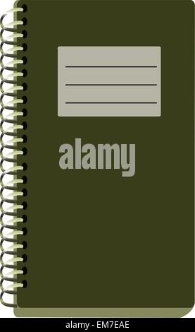 vector blank spiral notebook Stock Vector