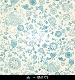 Seamless vintage background Stock Vector