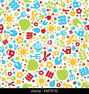 garden pattern Stock Vector