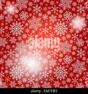 Seamless red christmas pattern Stock Vector