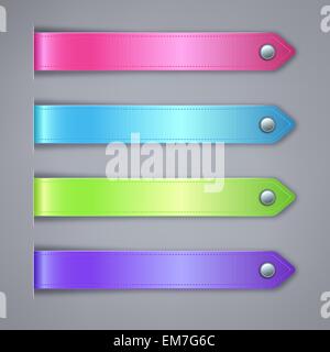 Vector realistic design infographics elements Stock Vector