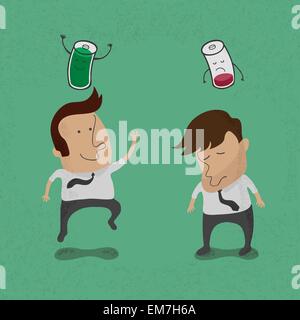 Businessman energy , eps10 vector format Stock Vector