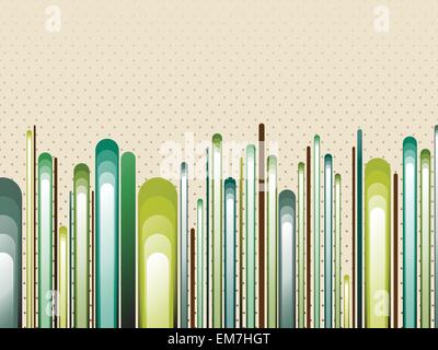 Nature Style Striped Green Background Stock Vector