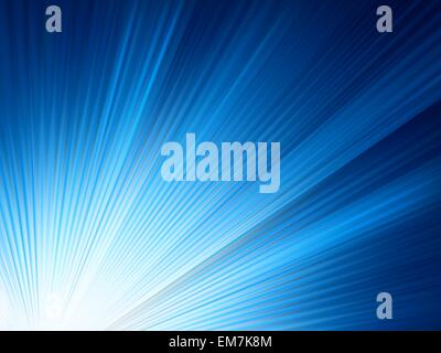 Blue shine rise rays. EPS 8 Stock Vector
