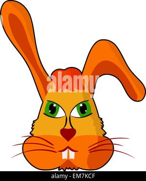 Funny rabbit Stock Vector