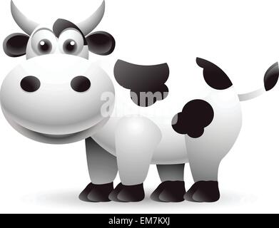 cow cartoon Stock Vector