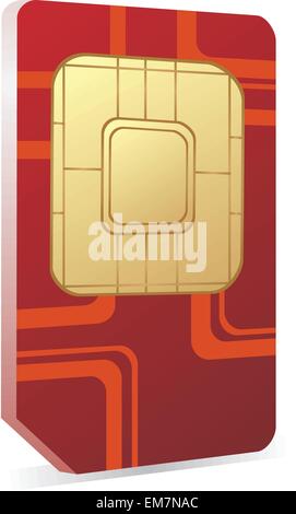 Sim card icon Stock Vector