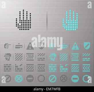 Computer and Internet icons Stock Vector