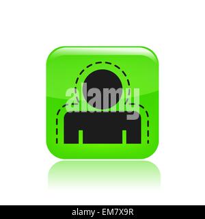 Vector illustration of single isolated protection concept icon Stock ...