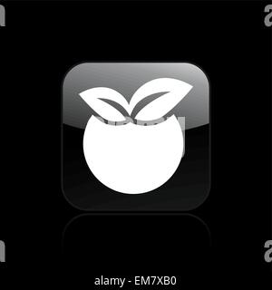 Vector illustration of single isolated apple juice icon Stock Vector ...