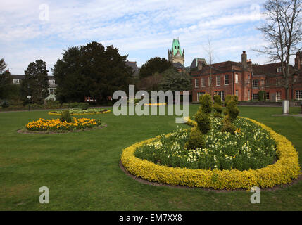Winchester Abbey Gardens, Winchester Hampshire UK Stock Photo