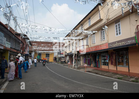 Jew Town in Fort Kochi, Kerala India Stock Photo