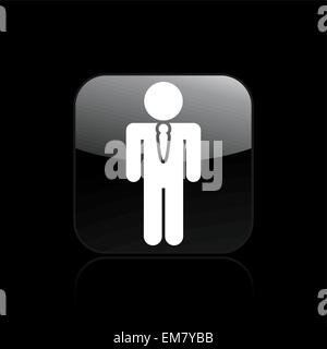 Single Man or boy icon silhouette. Person sign for your infographic ...