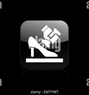 Vector illustration of single shoe repair icon Stock Vector Image & Art ...