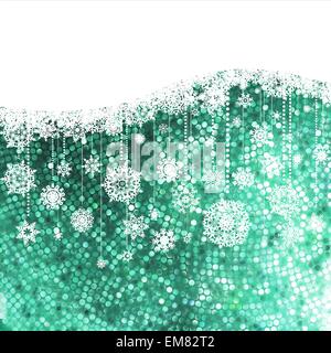 Christmas background with snowflakes. EPS 8 Stock Vector