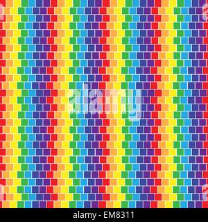 Mosaic seamless pattern Stock Vector