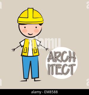 architect Stock Vector