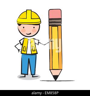 architect Stock Vector