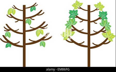 trees vector Stock Vector