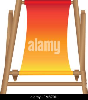 chair beach Stock Vector