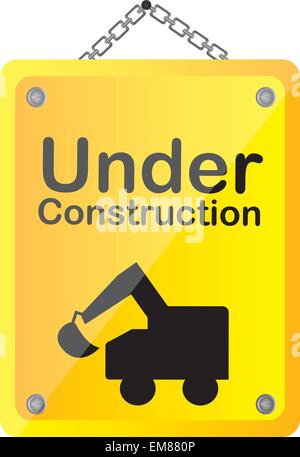 under construction Stock Vector