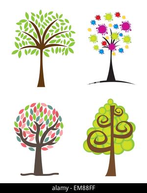 Trees Stock Vector