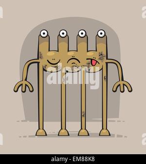 Funny Monster Stock Vector