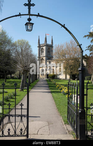 Parish Church of St Lawrence in Hungerford Stock Photo