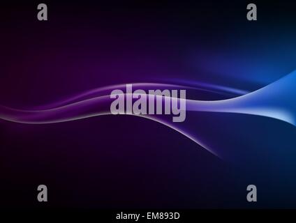 Glowing Abstract Wave Stock Vector