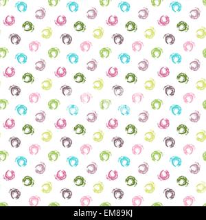 Seamless white pattern Stock Vector