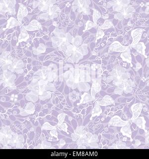 Gentle seamless violet vintage pattern Stock Vector