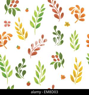 Autumn leafs pattern Stock Vector