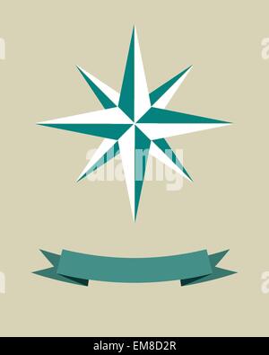Compass icons. Wind rose icons. Vector illustration isolated on ...