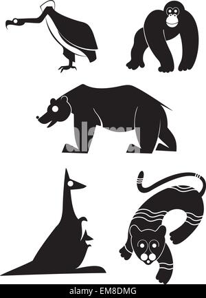 original art animal Stock Vector