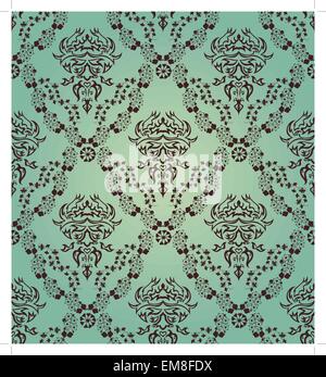 Damask seamless Stock Vector