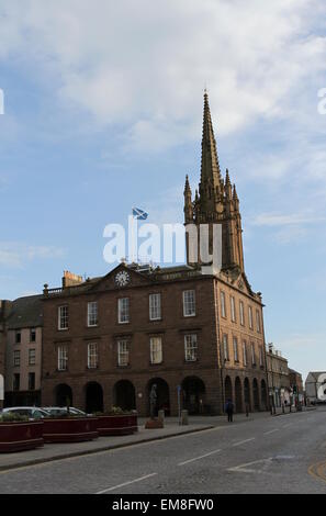 Montrose street scene Angus Scotland  April 2015 Stock Photo