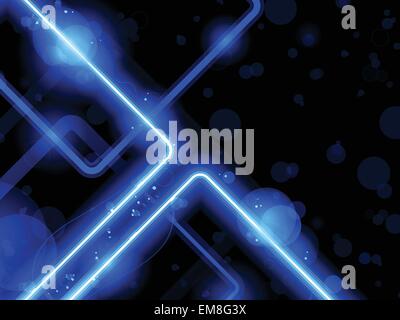 Rainbow  Lines Background Neon Laser Stock Vector