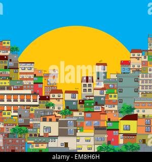 Favela Stock Vector
