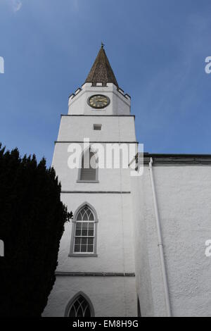 The White Church Comrie Scotland  April 2015 Stock Photo