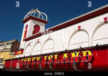UK, England, Yorkshire, Scarborough, Foreshore Road, Coney Island amusement arcade Stock Photo