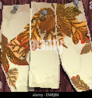 Autumn Background With Leaves. Stock Vector