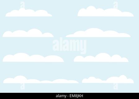Blue Skies Background Stock Vector