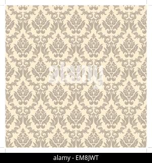 Damask seamless pattern Stock Vector