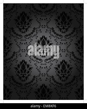 Damask seamless pattern Stock Vector